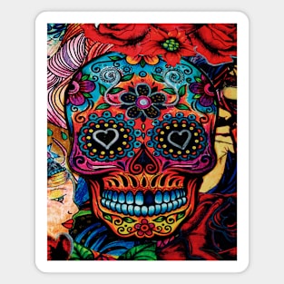 Calavera diente azul Magnet